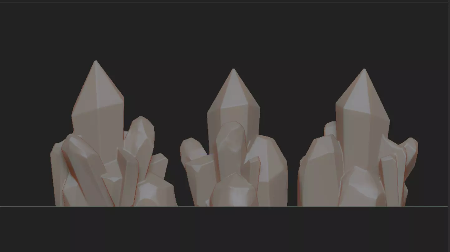 Crystal Free 3D print model_0