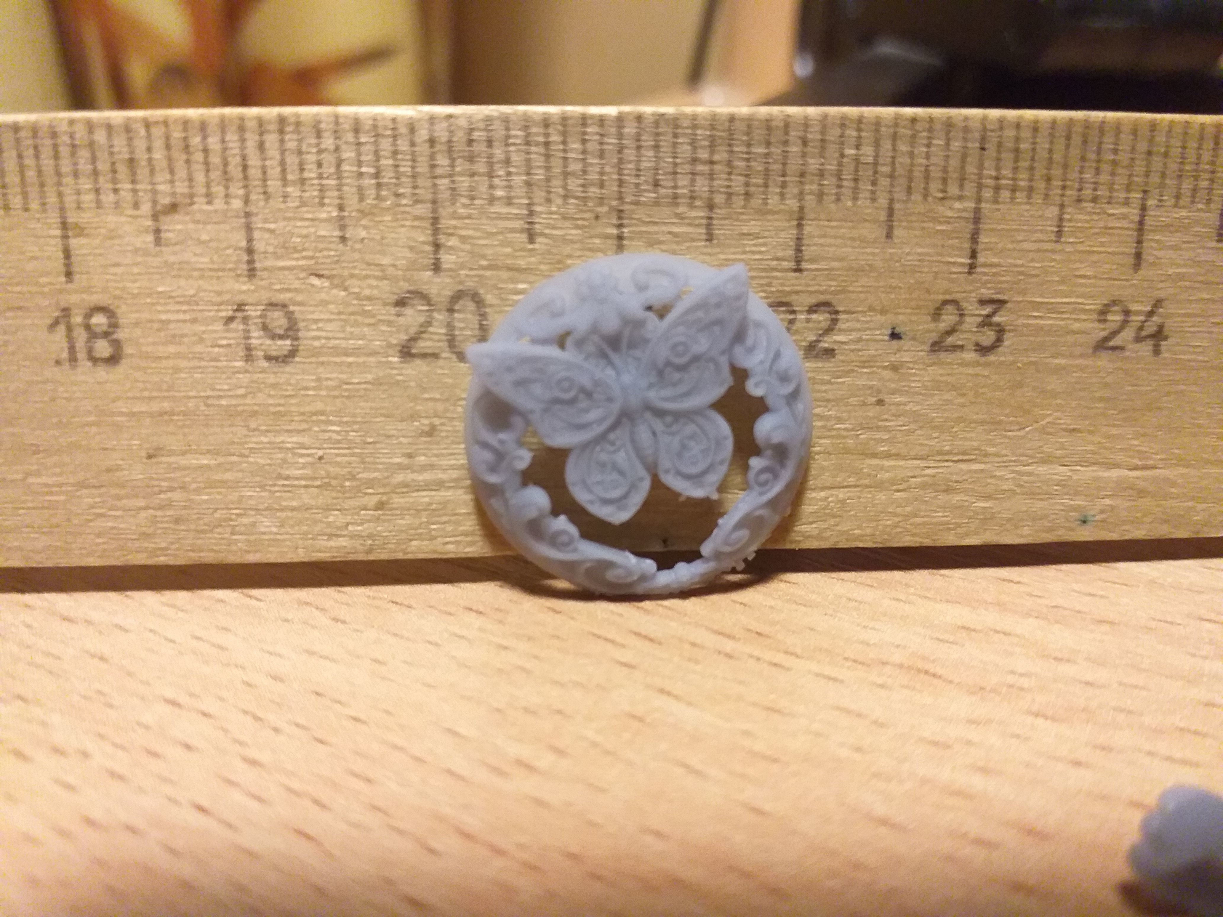 Butterfly Pendant II 3D print model_23