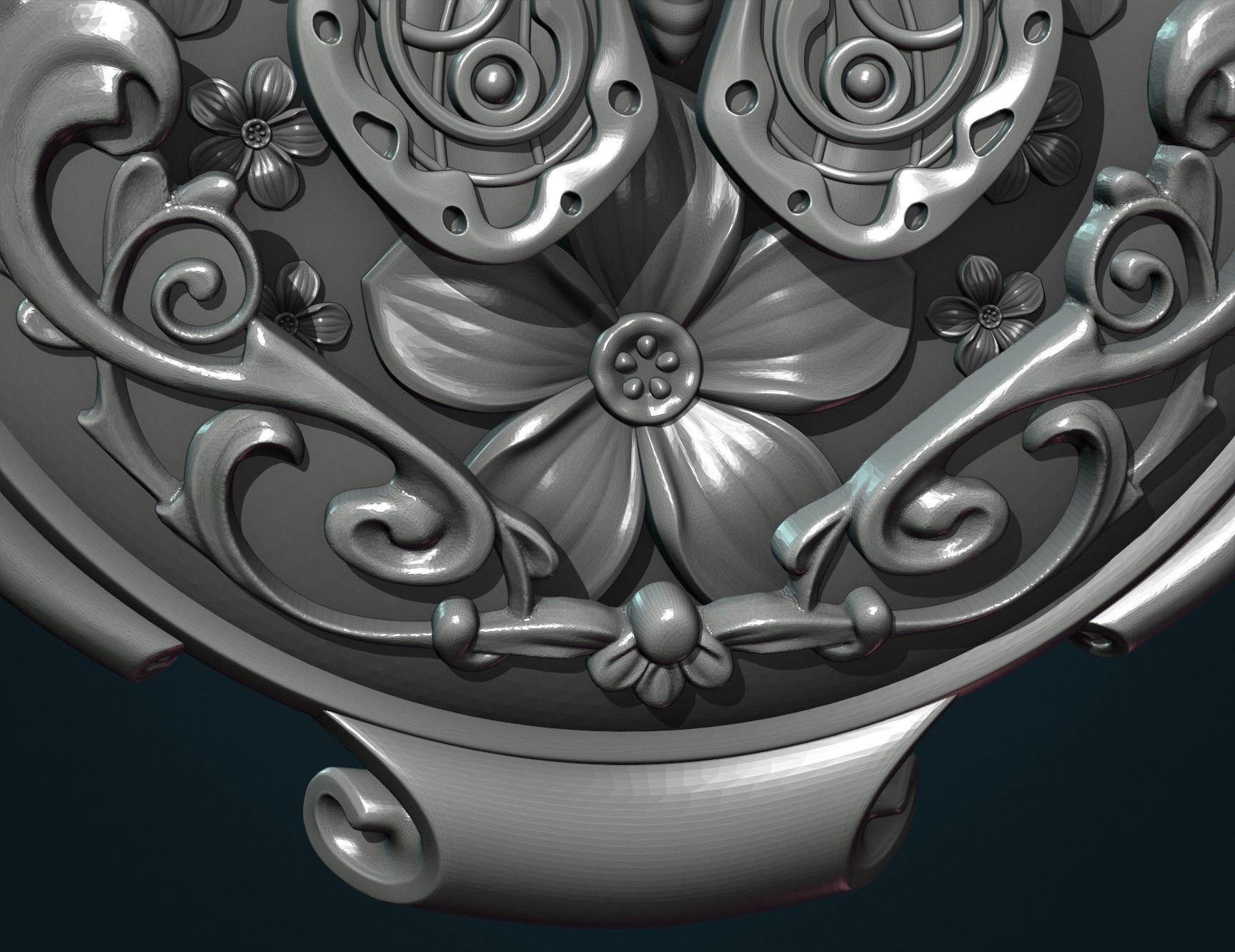 Butterfly Pendant II 3D print model_13