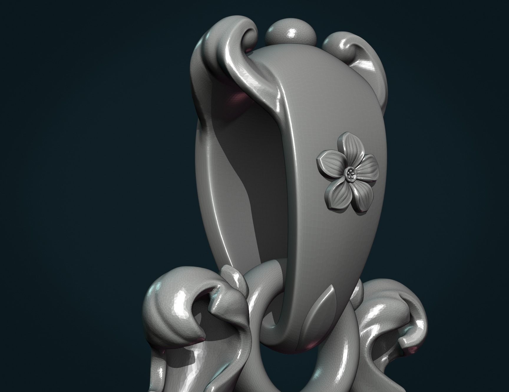 Butterfly Pendant II 3D print model_12