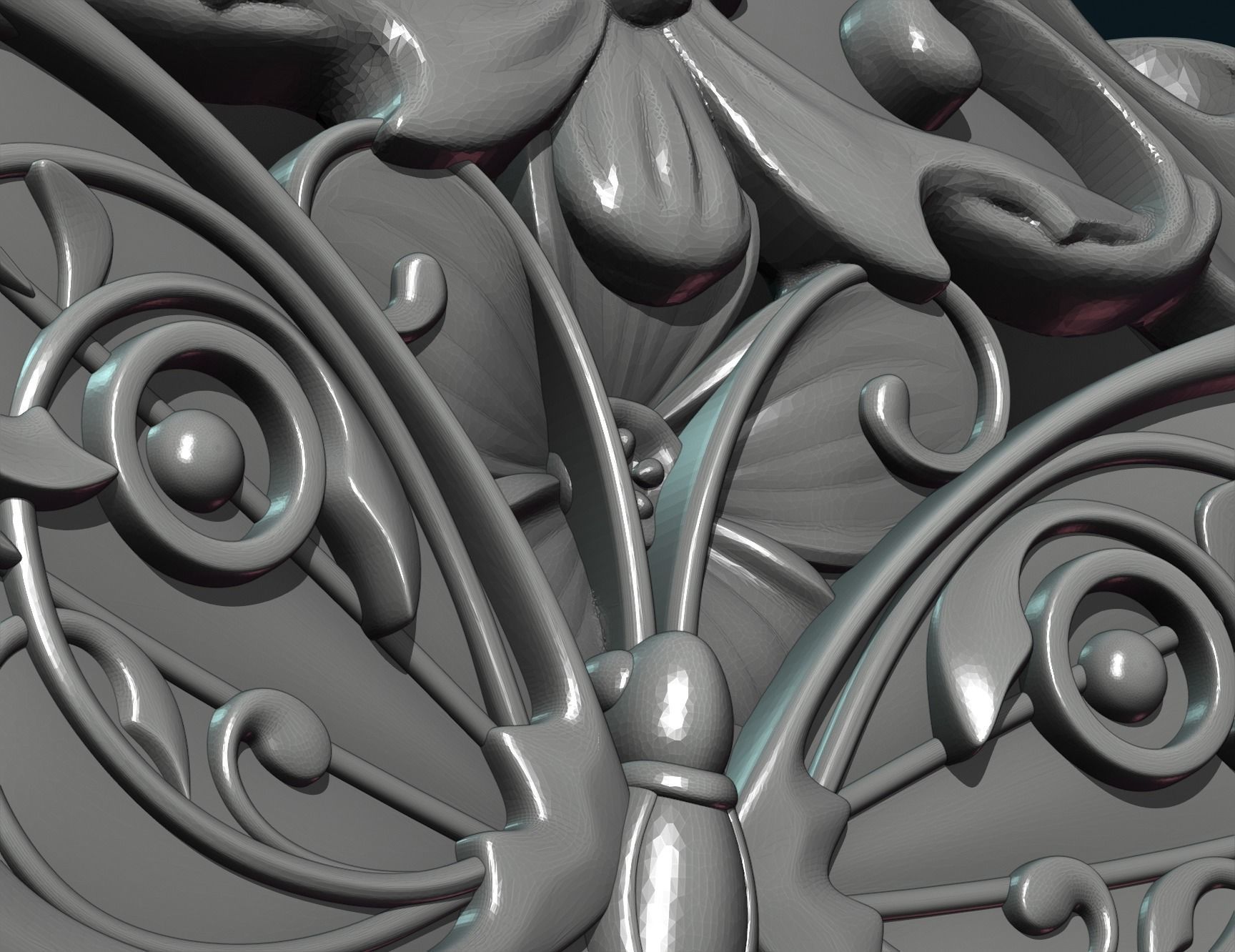 Butterfly Pendant II 3D print model_9