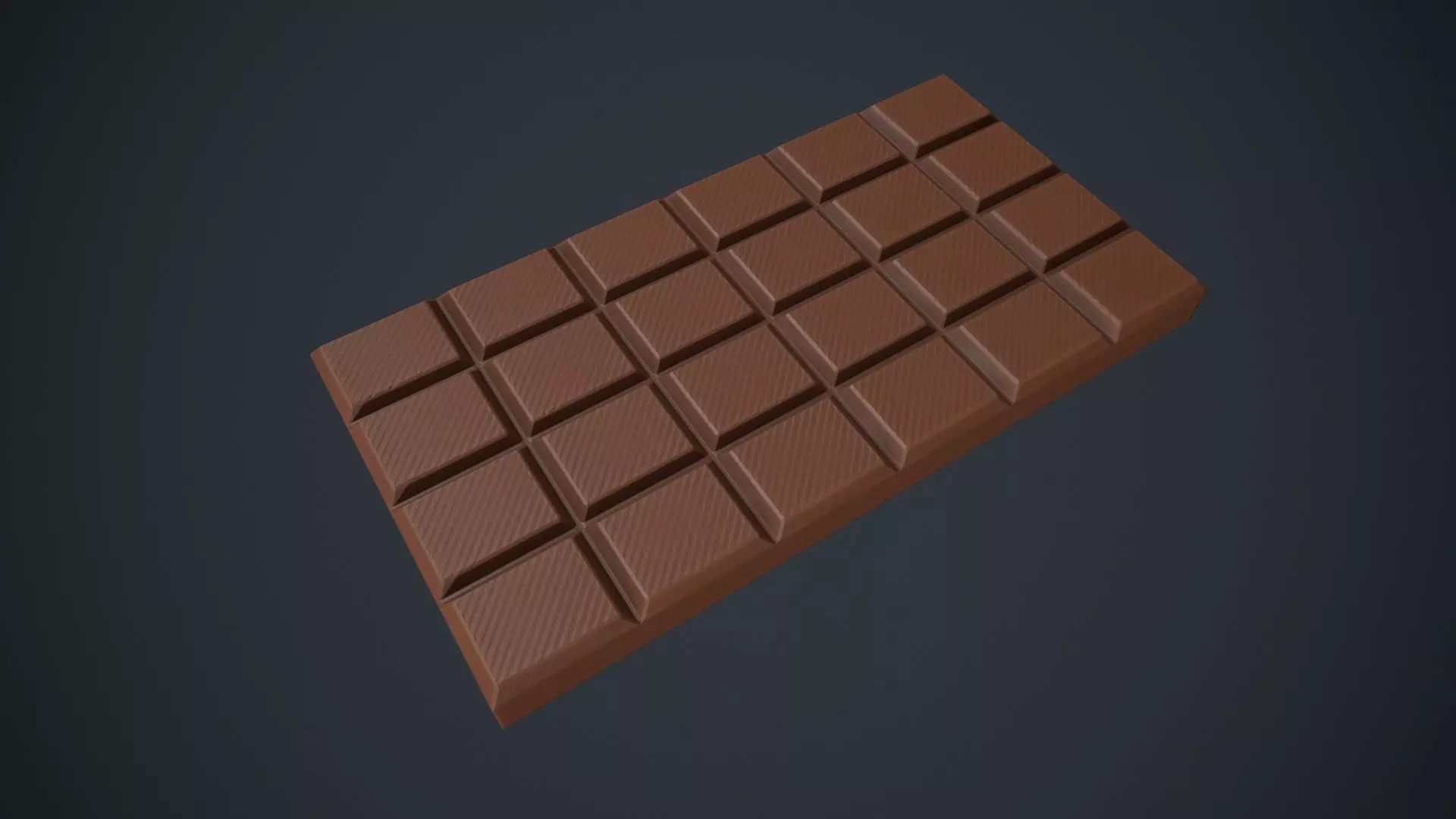 Chocolate Bar Low-poly 3D model