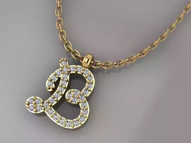 GC GOLD H195-Diamond GOLD  NECKLACE