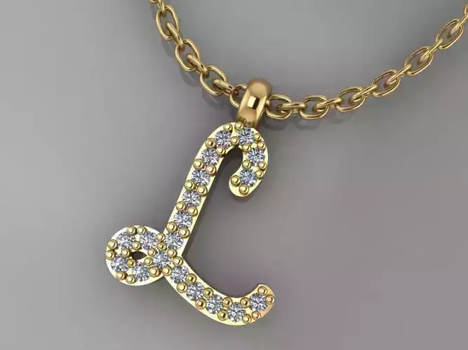 GC GOLD H202-Diamond gold NECKLACE