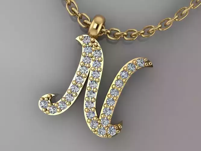 GC GOLD H203-Diamond gold NECKLACE