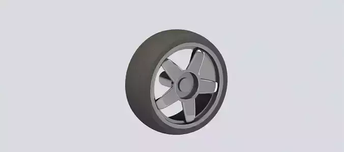 robot wheel 3D model