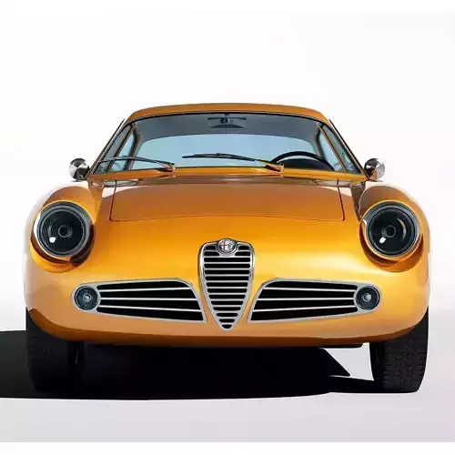 1960 Alfa Romeo Giulietta SZ 3D model