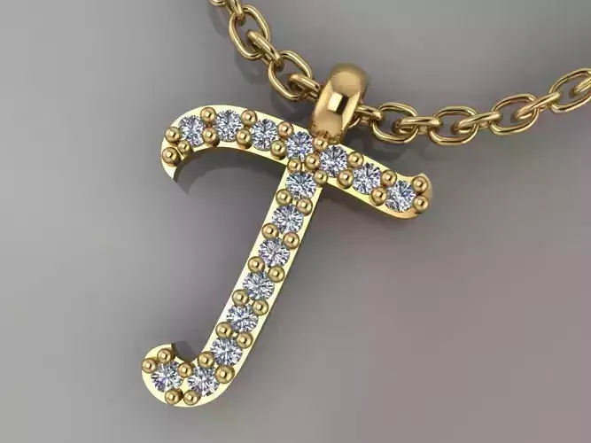 GC GOLD H207-Diamond gold NECKLACE
