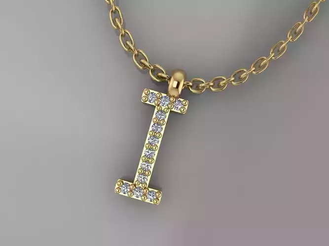 GC GOLD H212-Diamond gold NECKLACE