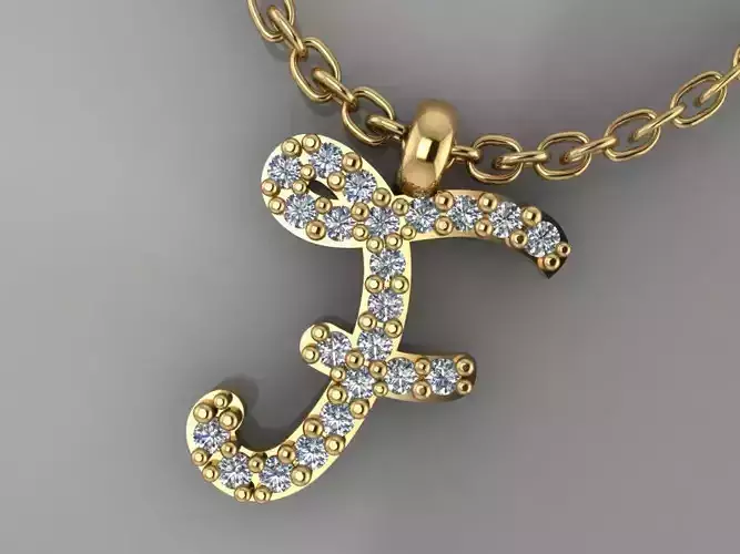 GC GOLD H213-Diamond gold NECKLACE
