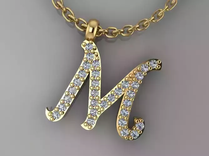 GC GOLD H216-Diamond gold NECKLACE