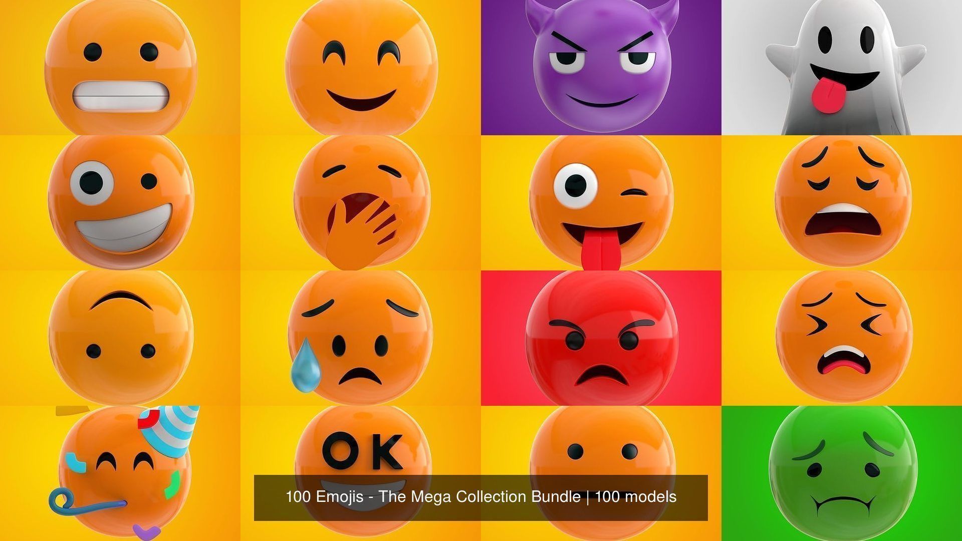 100 Emojis Pack - The Mega Collection Bundle _4