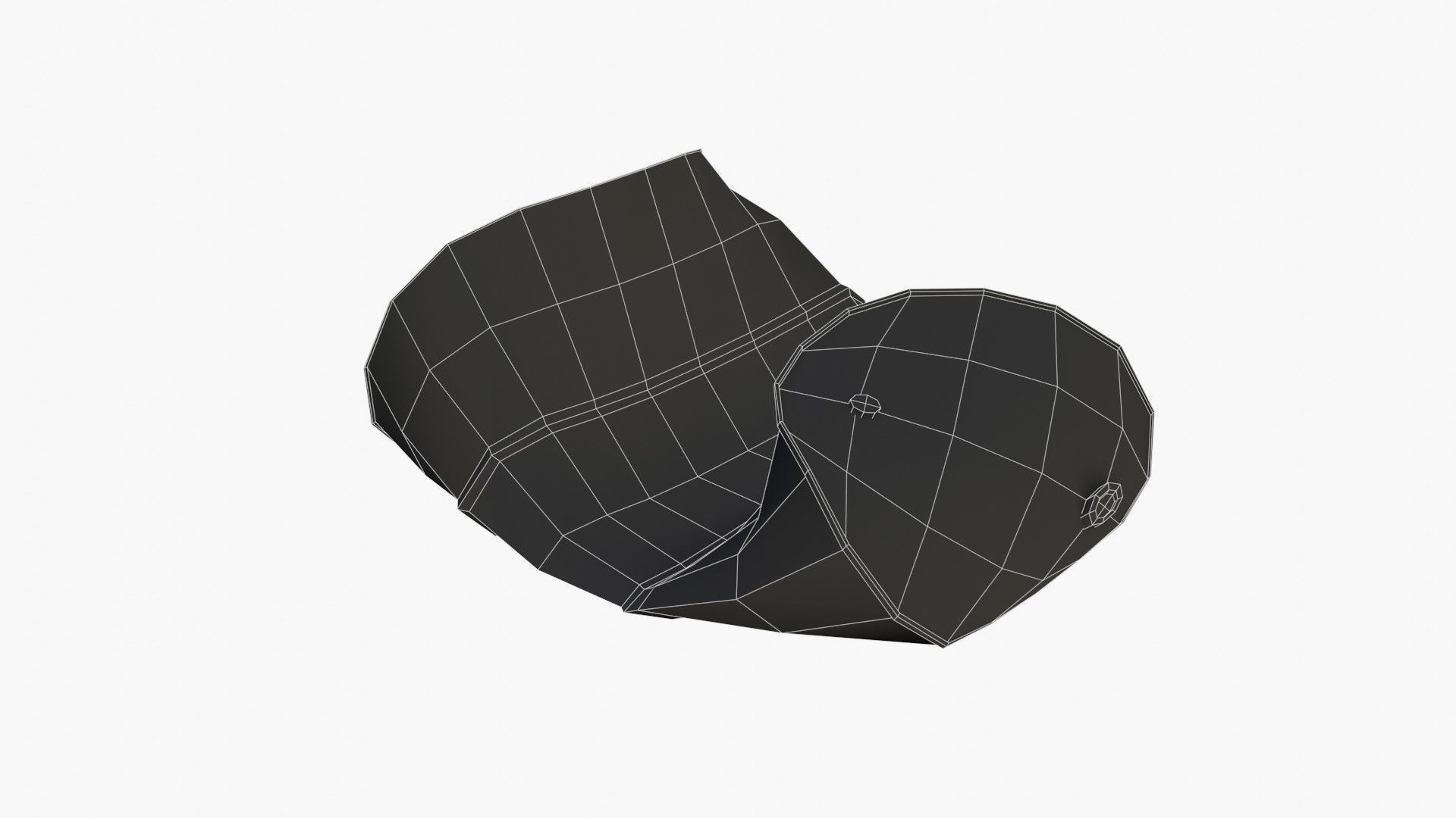 Barrels Asset 02 Low-poly 3D model_34