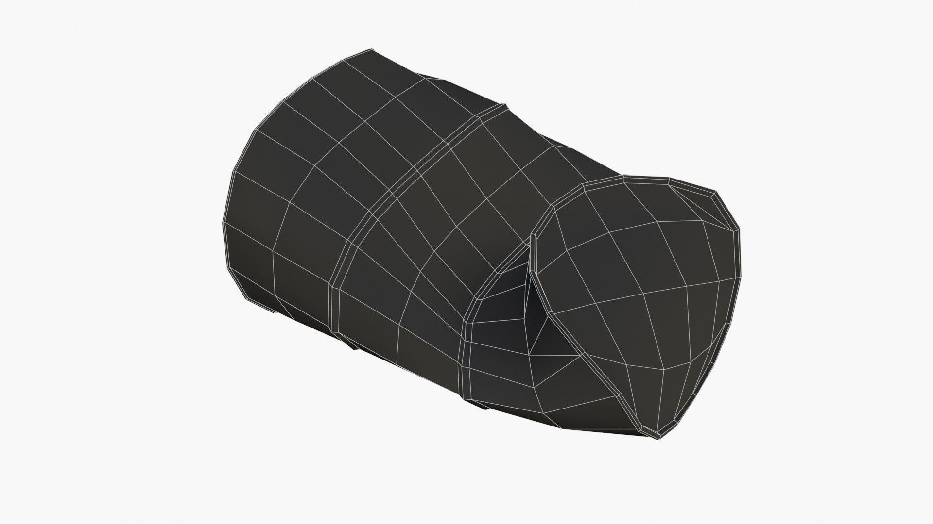 Barrels Asset 02 Low-poly 3D model_43