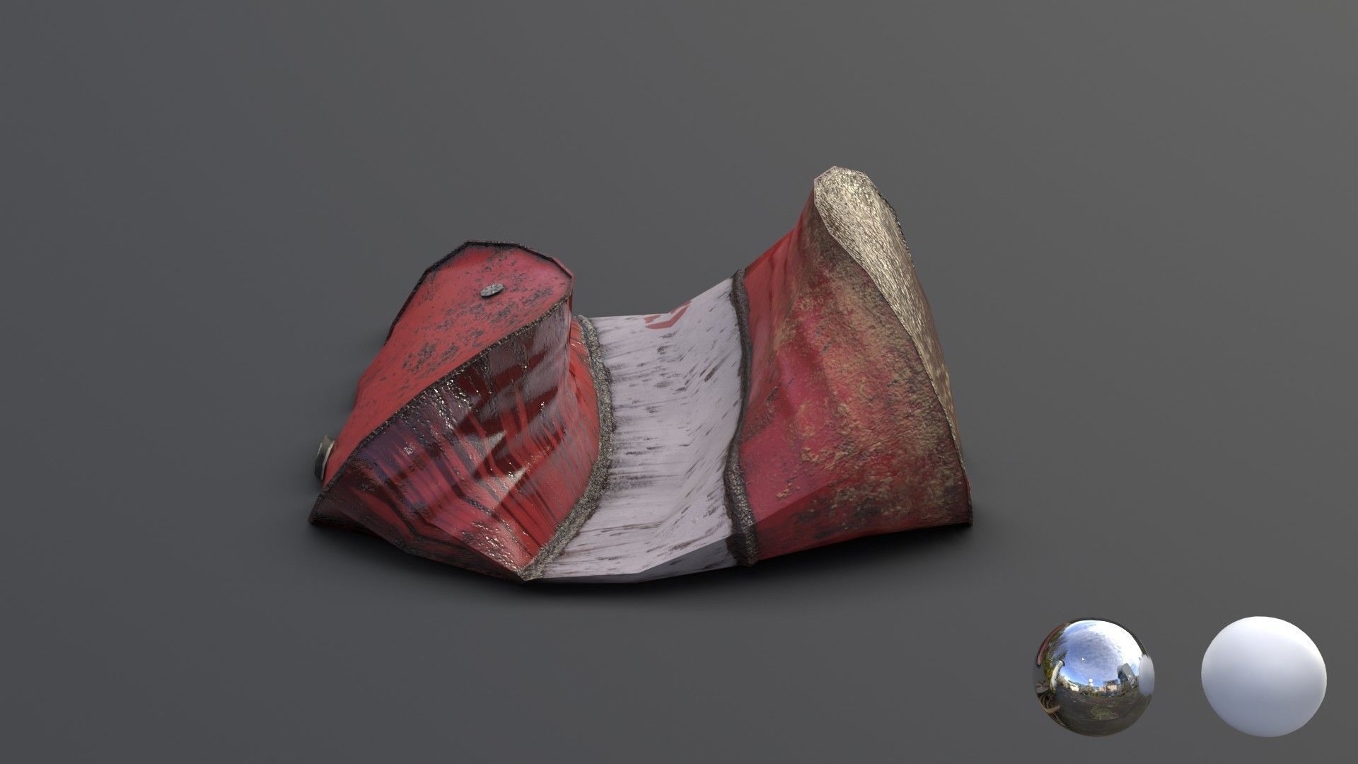 Barrels Asset 02 Low-poly 3D model_23