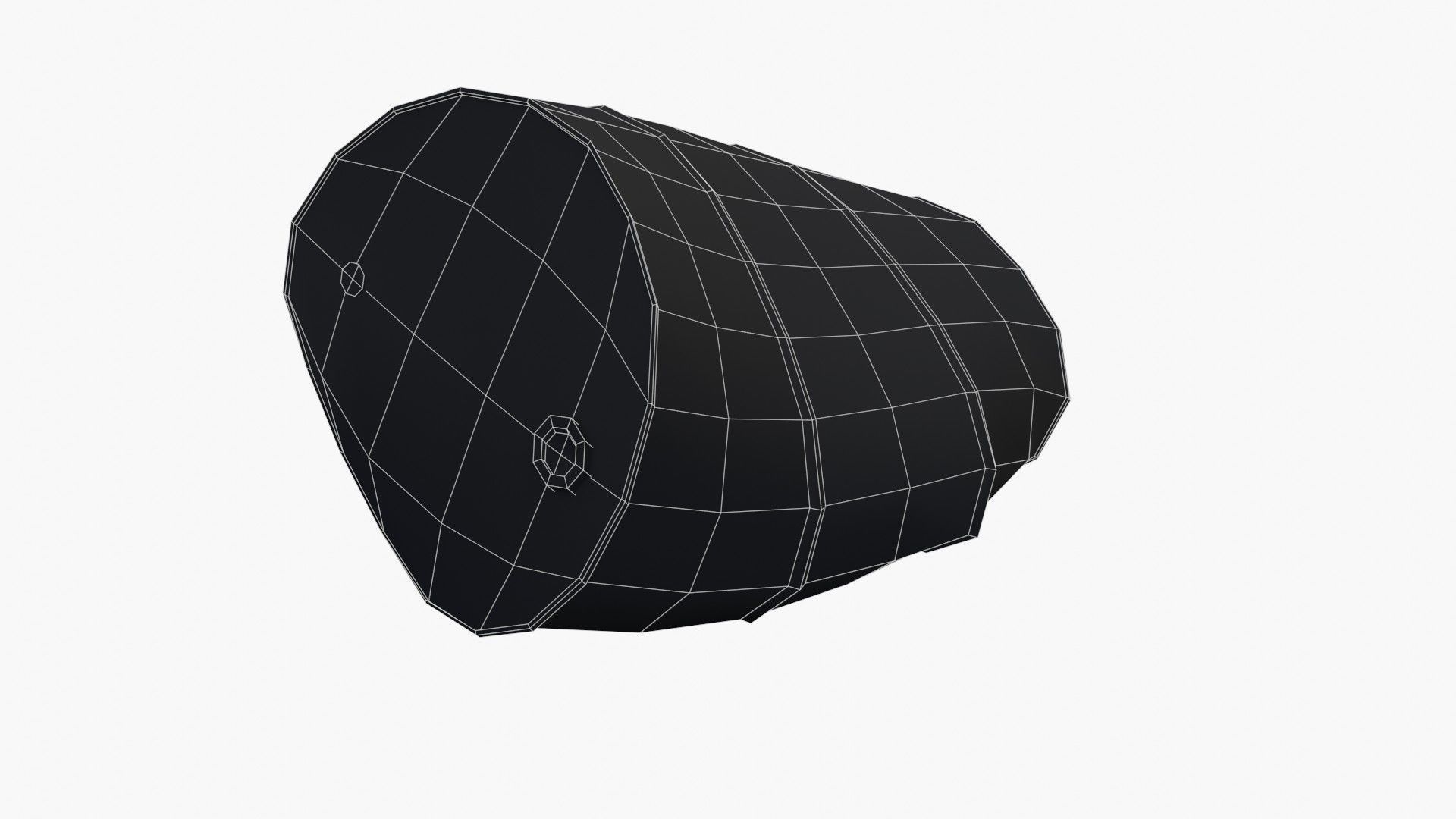 Barrels Asset 02 Low-poly 3D model_38