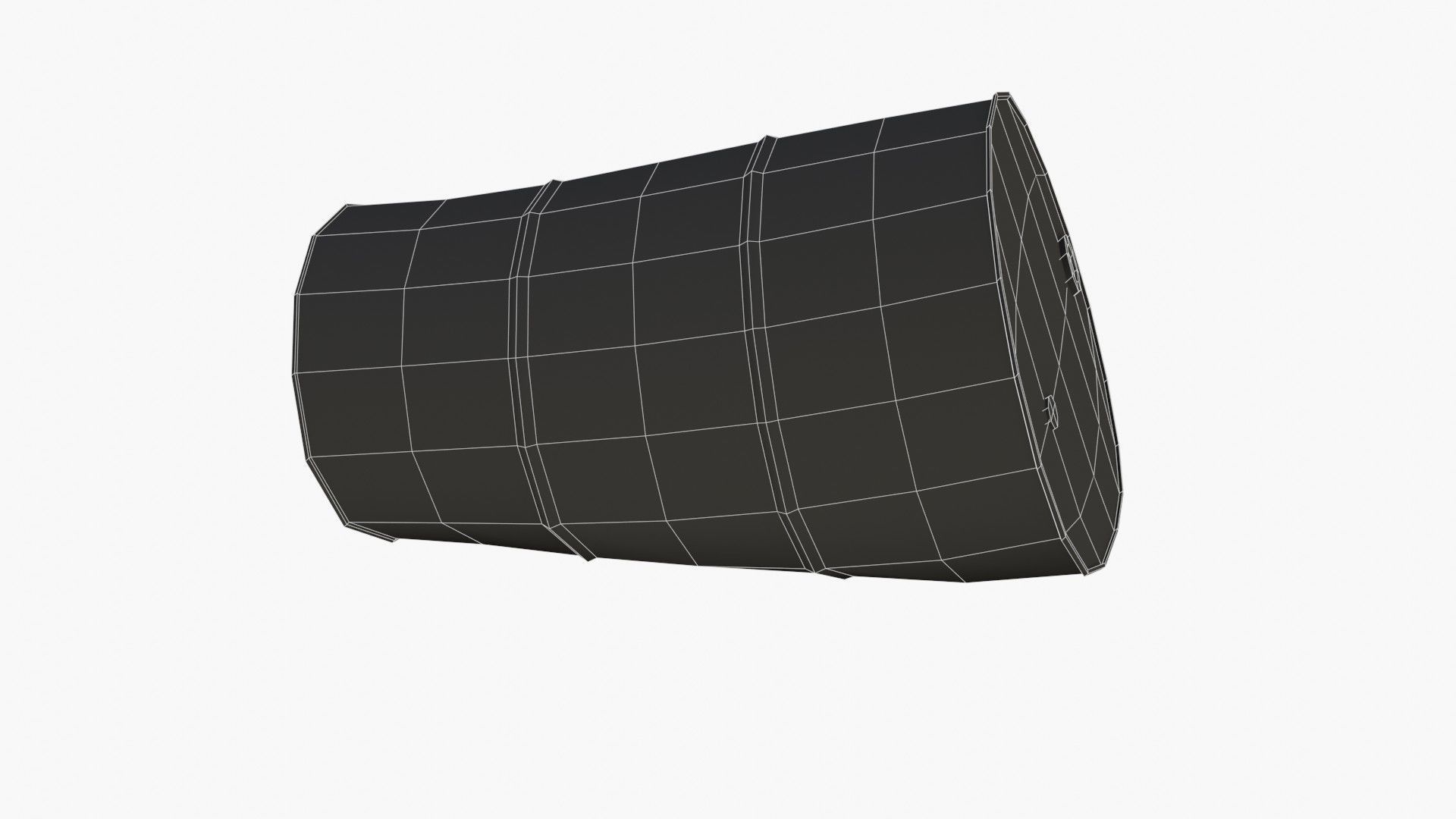 Barrels Asset 02 Low-poly 3D model_39