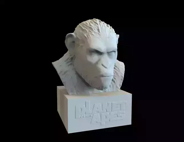 Caesar Bust - Planet Of The Apes 3D print model