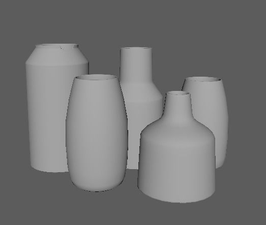 Small vases 3D model_1