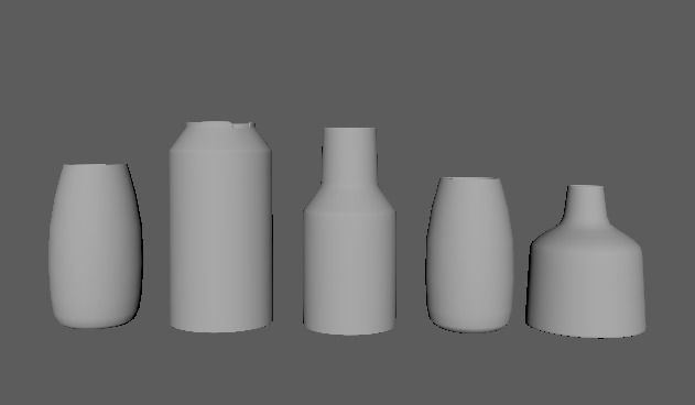 Small vases 3D model_3