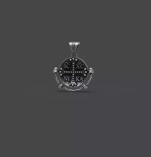 Christogram Monogramma Christ IC XC NI KA   3D print model