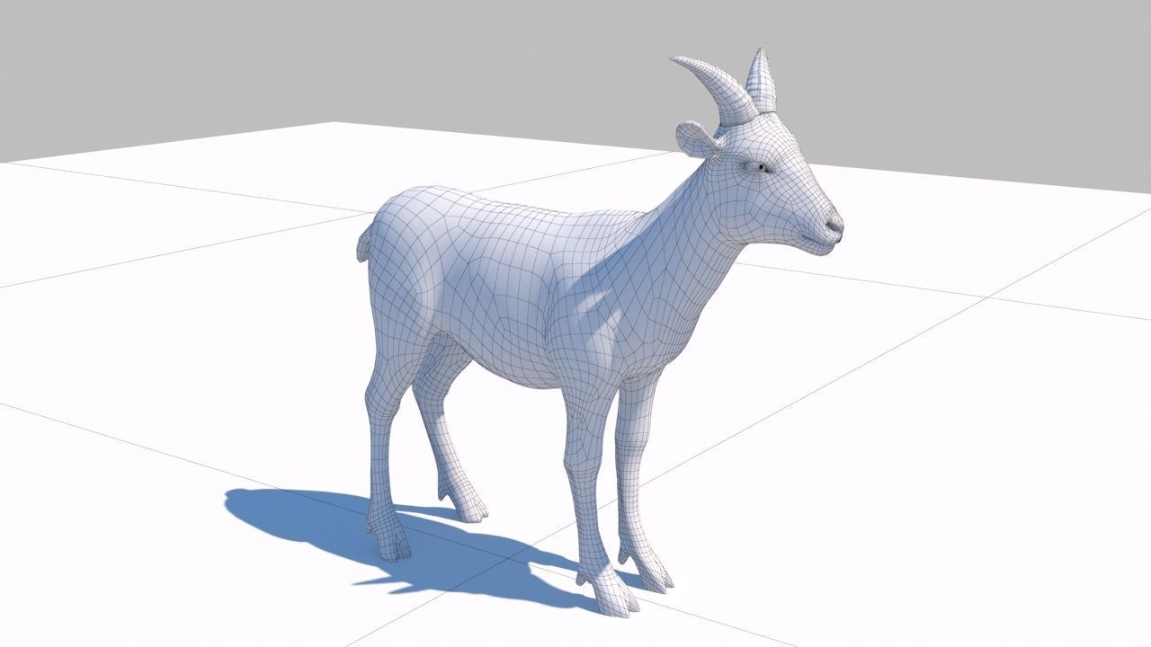 blue sheep 3Dmodel 3D model_5