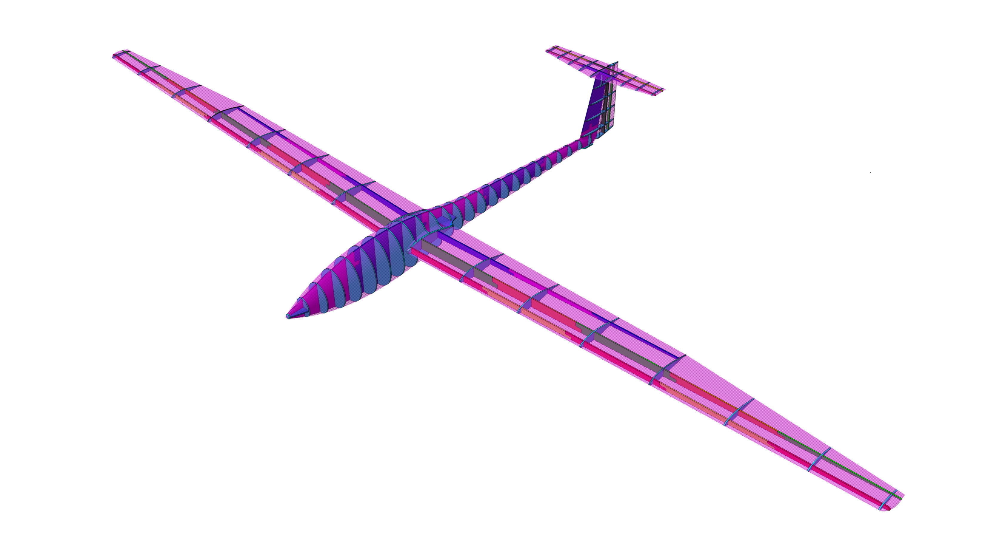 DG-100 GLIDER 1-5 SCALE 3D print model_1