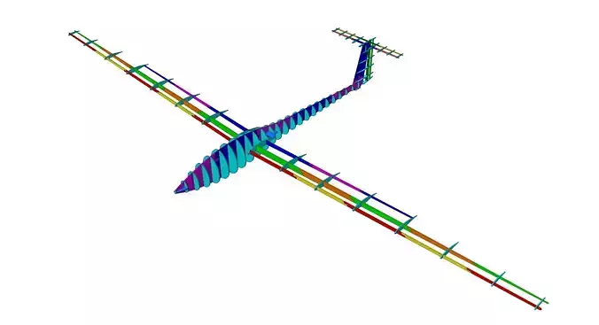 DG-100 GLIDER 1-5 SCALE 3D print model