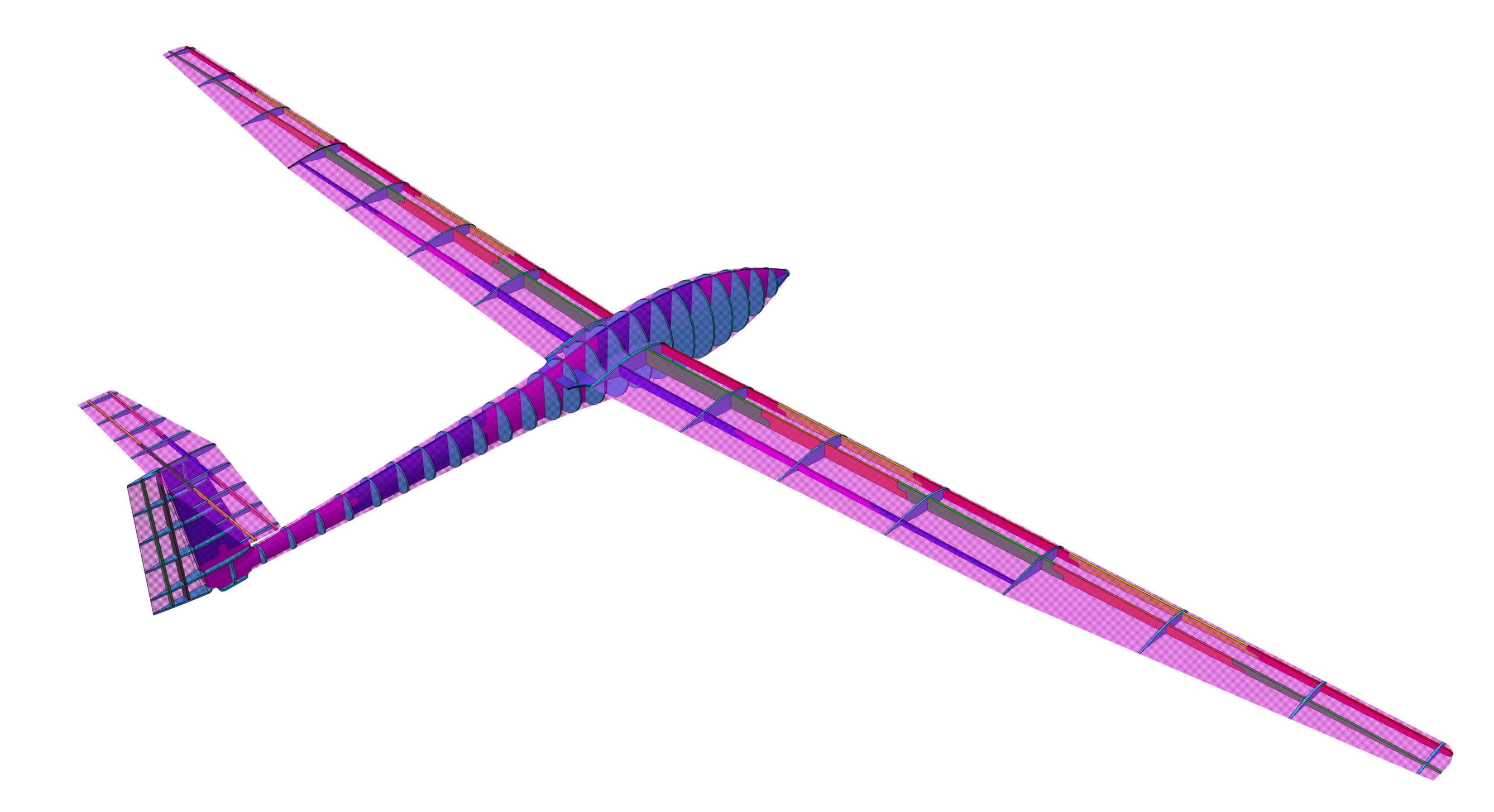 DG-100 GLIDER 1-5 SCALE 3D print model_6