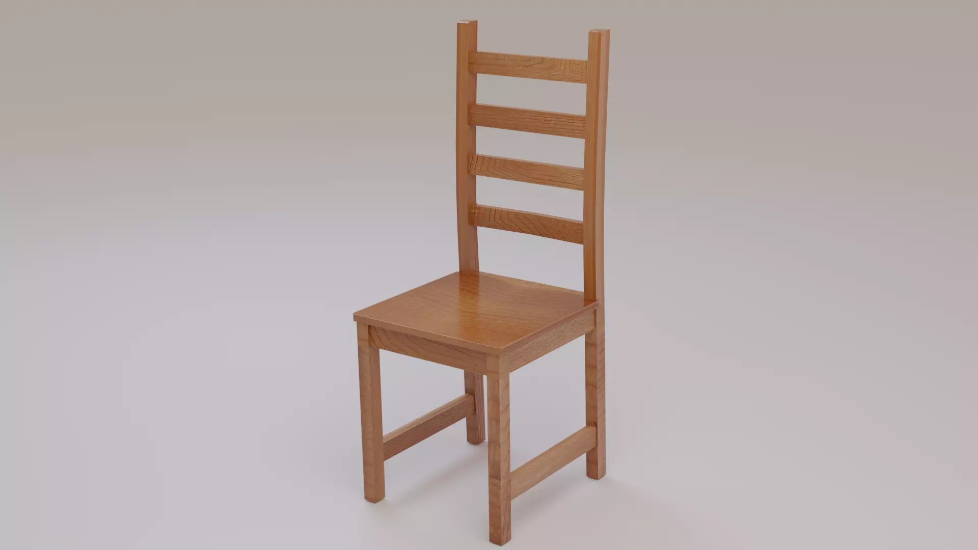 Simple Chair 3D model_0