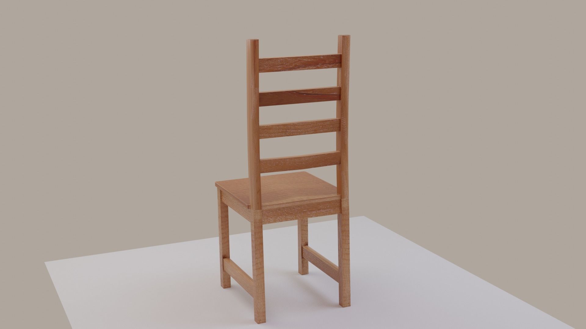 Simple Chair 3D model_1