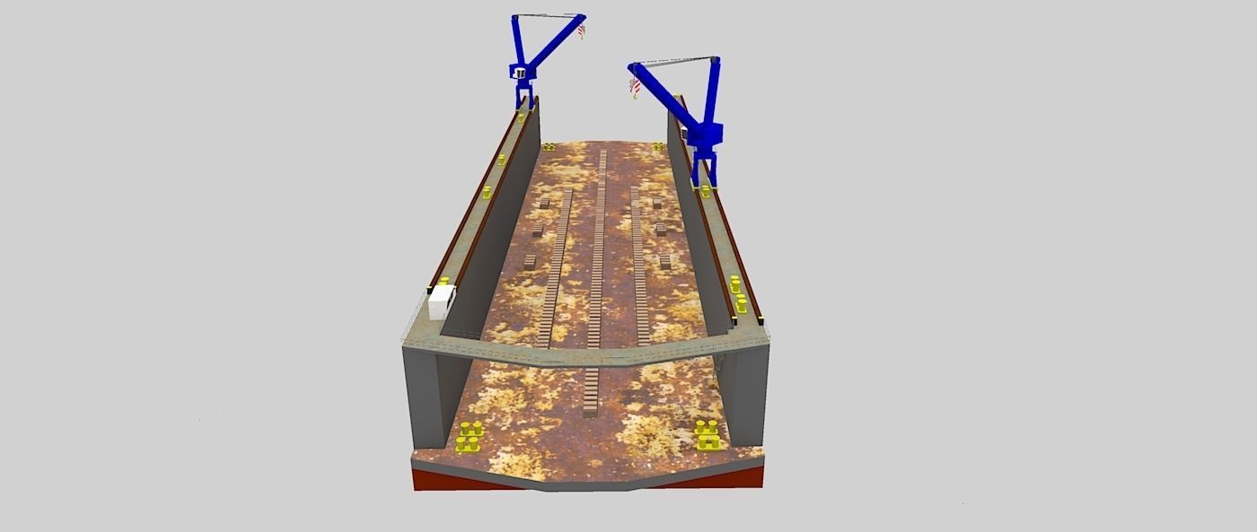 Floating Drydock 3D model_1