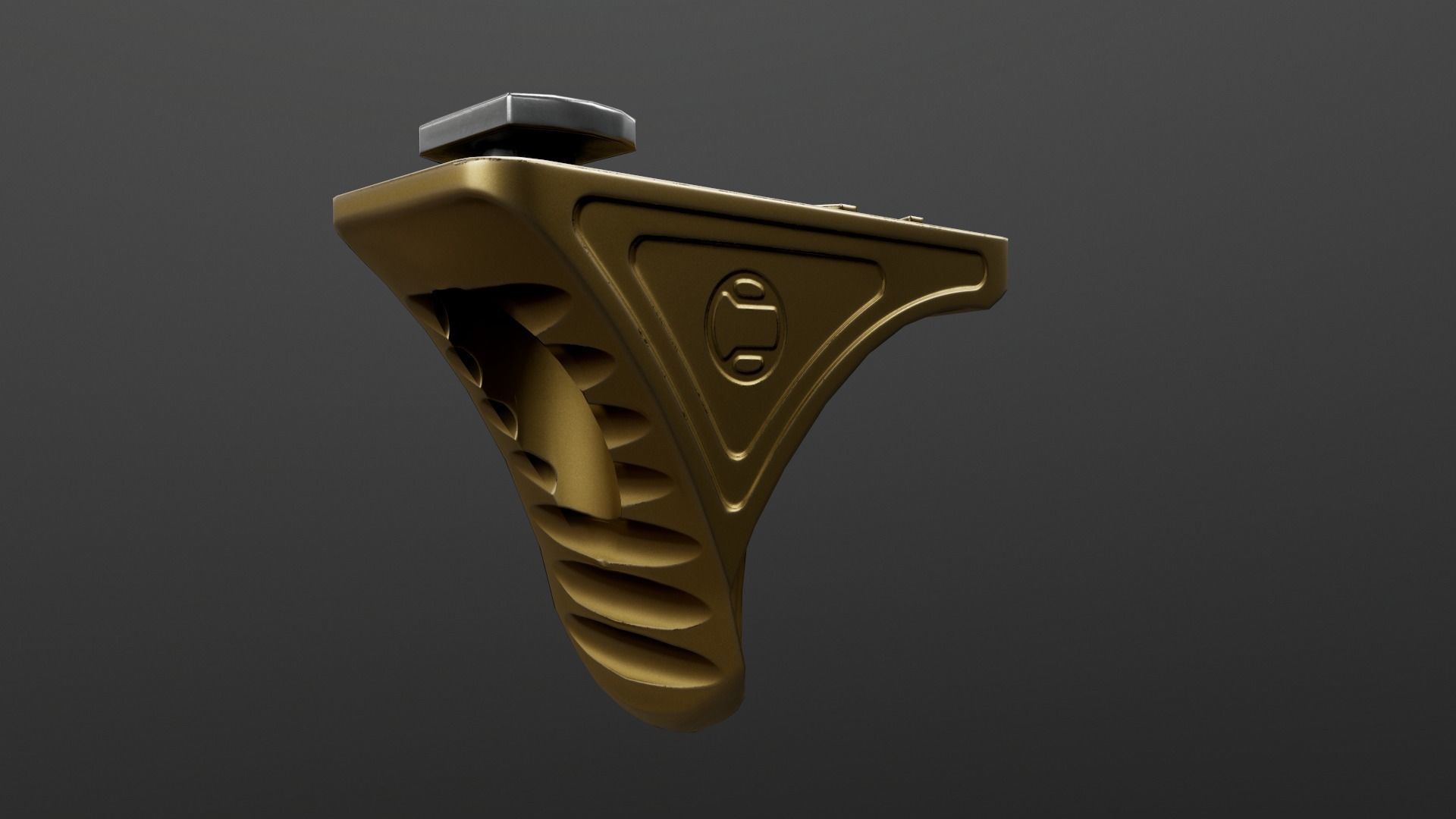 Railscales Karve MLOK Handstop Low-poly 3D model_26