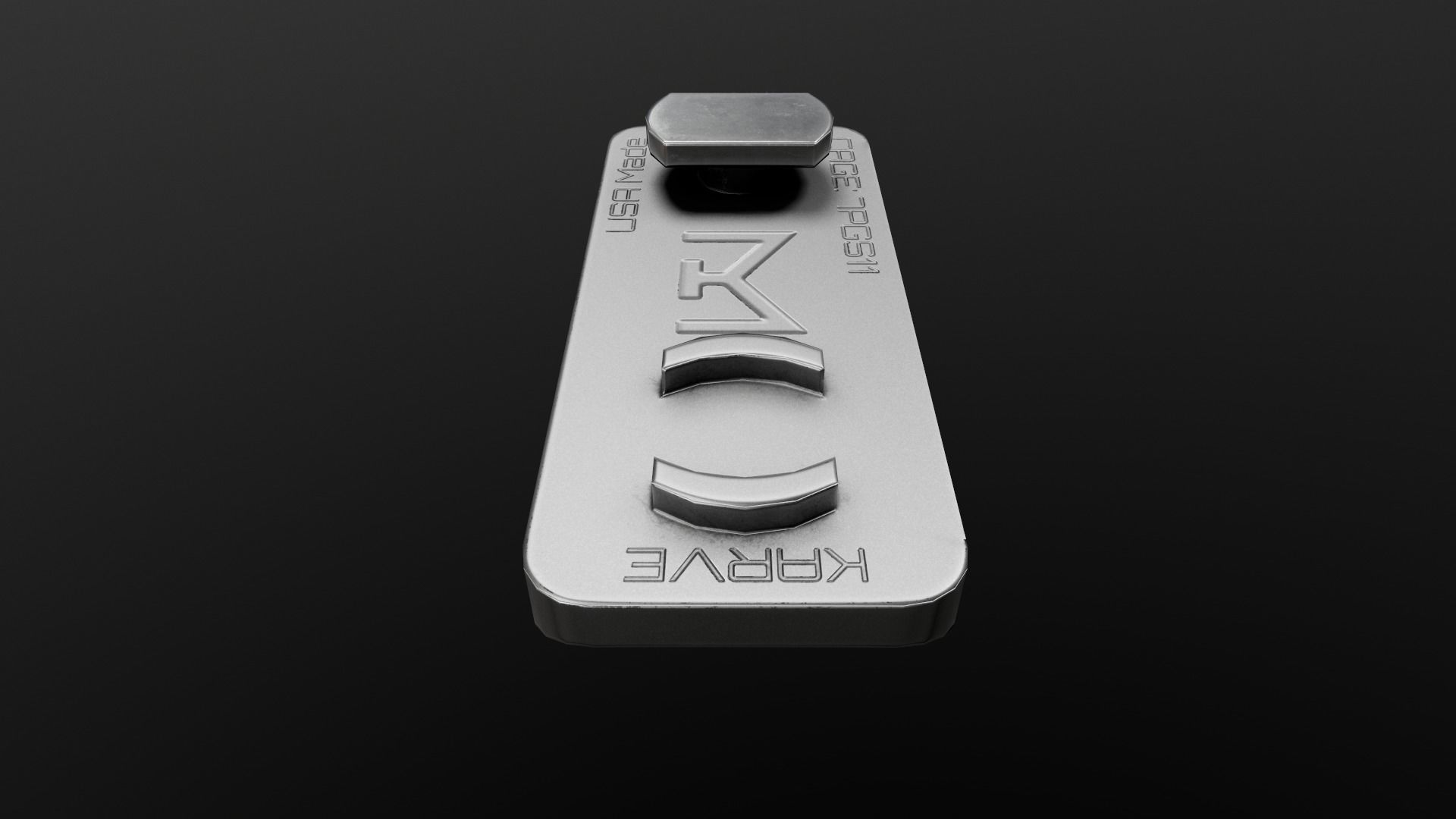 Railscales Karve MLOK Handstop Low-poly 3D model_12