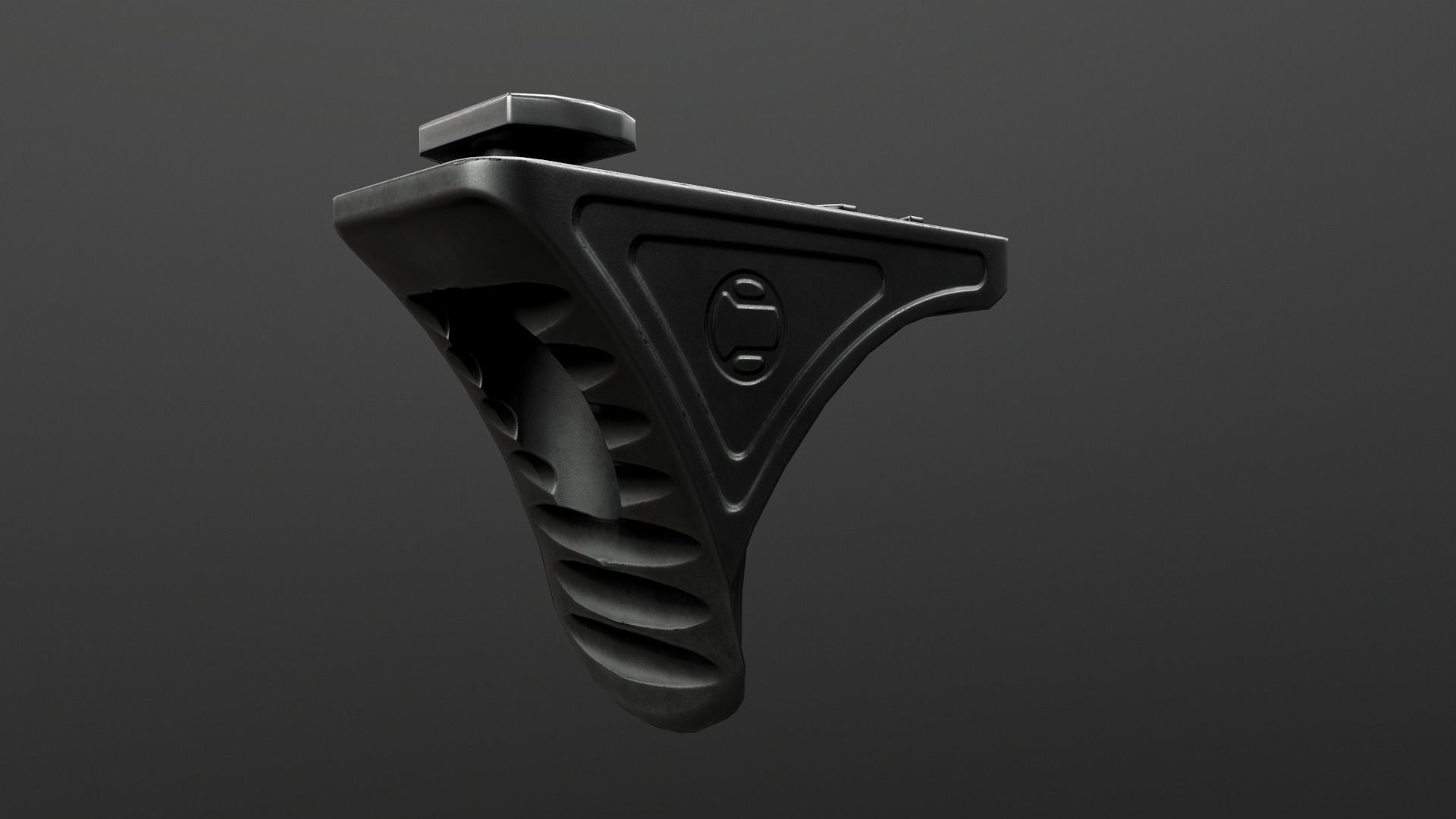 Railscales Karve MLOK Handstop Low-poly 3D model_25