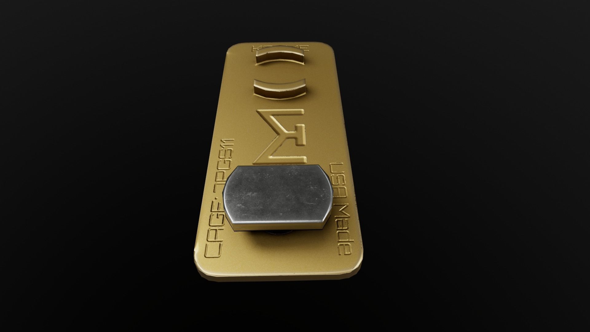 Railscales Karve MLOK Handstop Low-poly 3D model_23