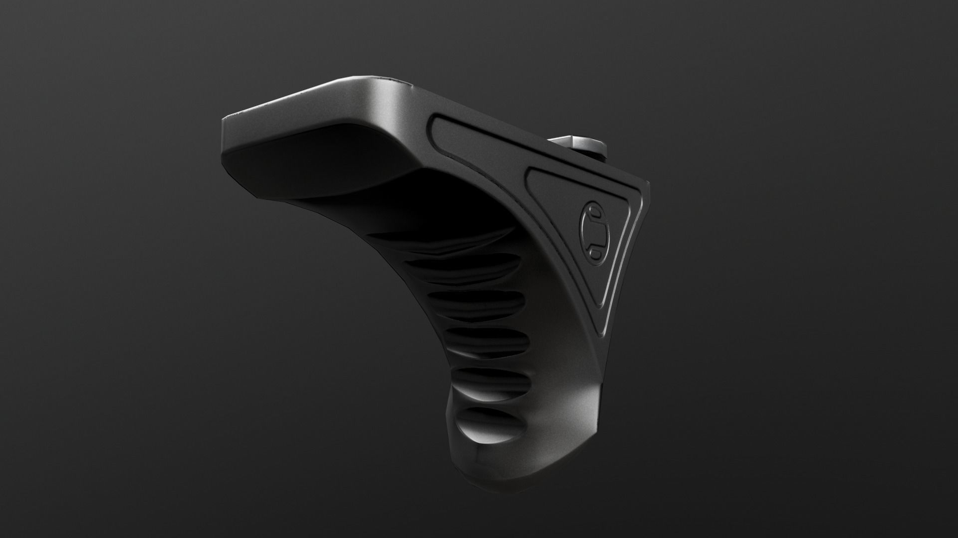 Railscales Karve MLOK Handstop Low-poly 3D model_15