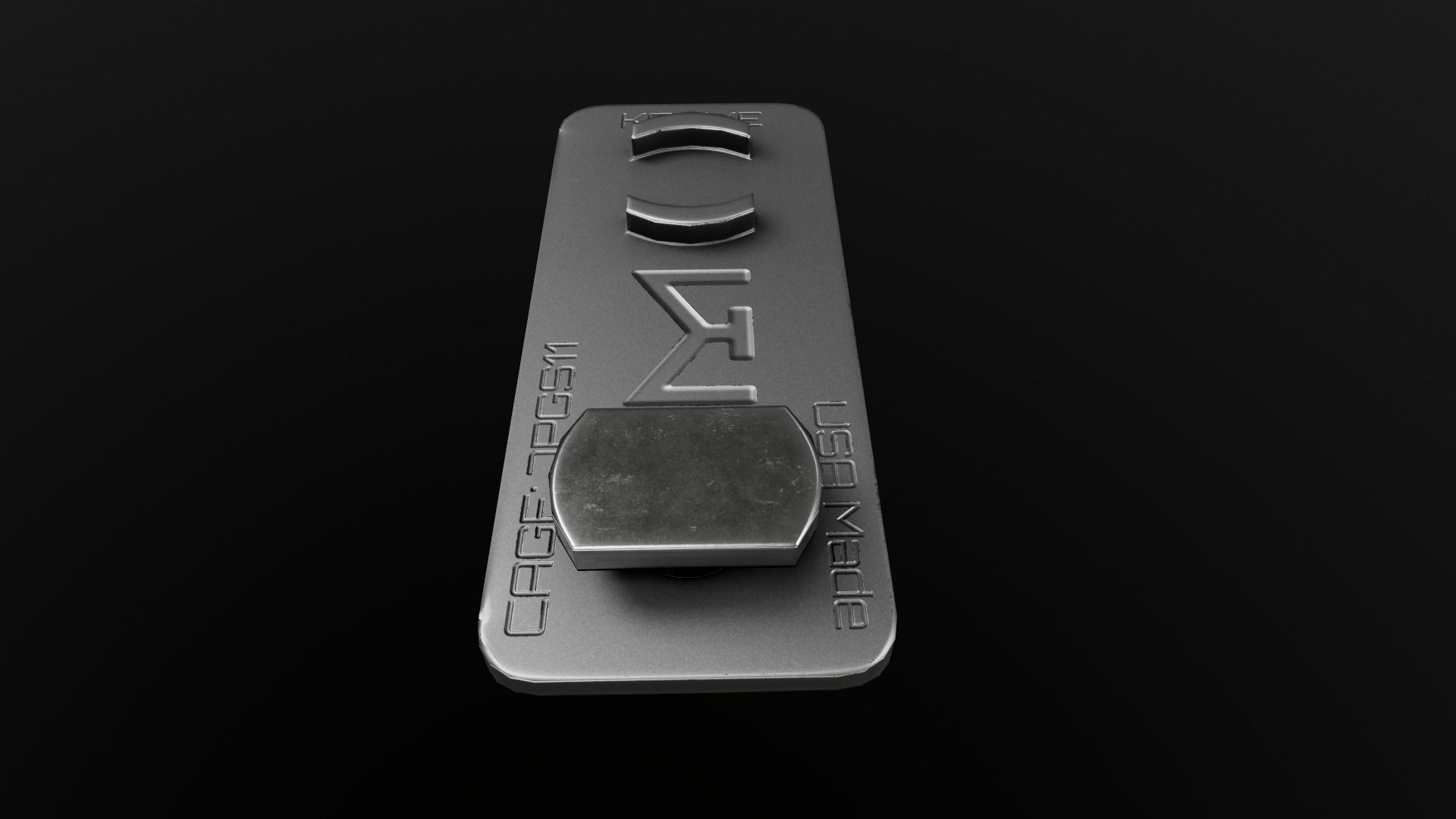 Railscales Karve MLOK Handstop Low-poly 3D model_24