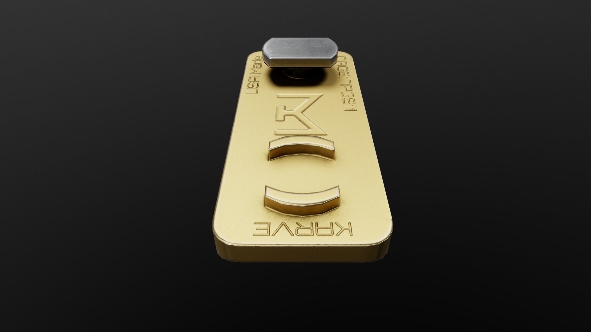 Railscales Karve MLOK Handstop Low-poly 3D model_11