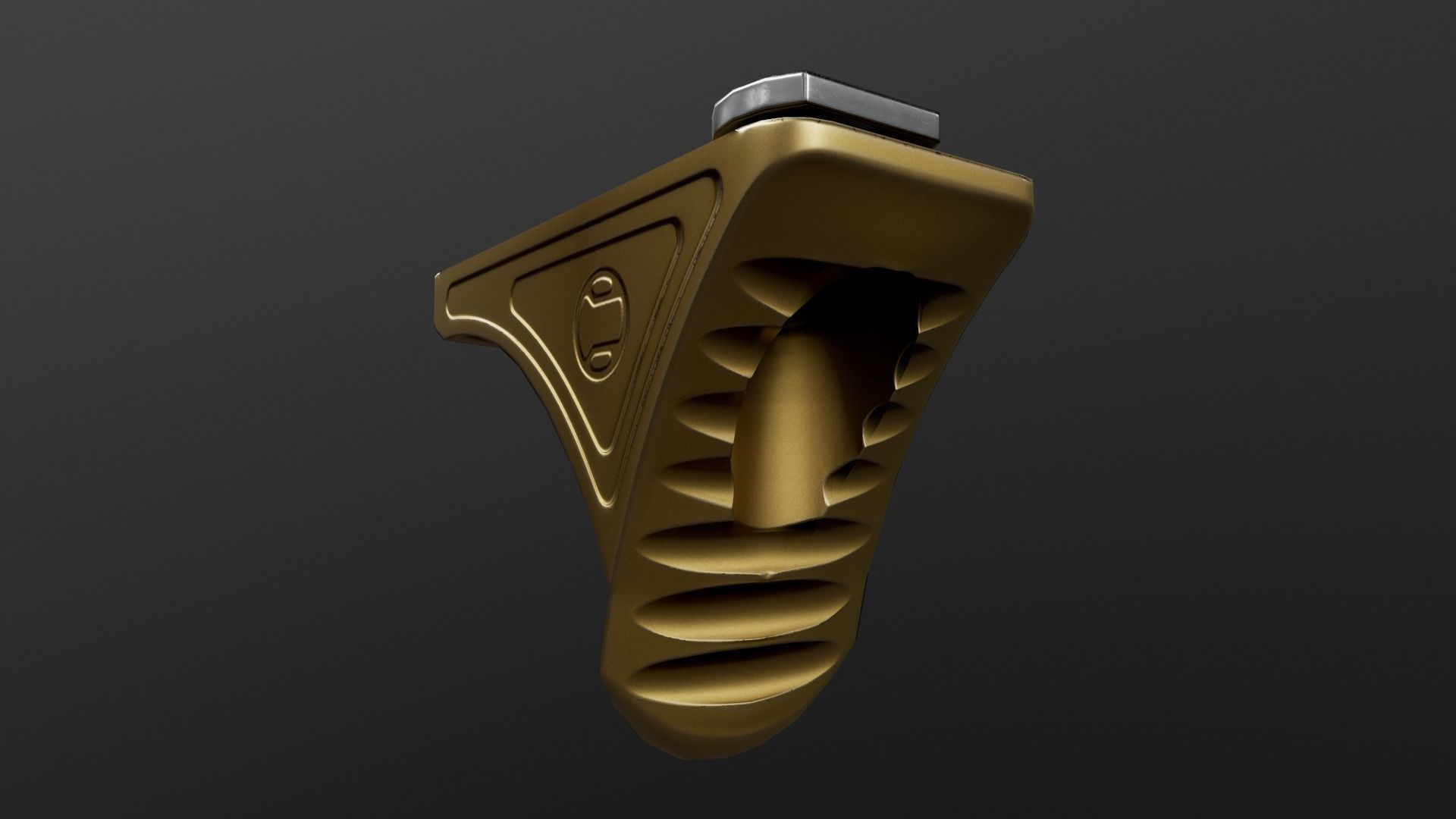 Railscales Karve MLOK Handstop Low-poly 3D model_20