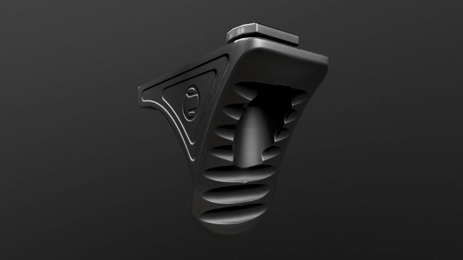 Railscales Karve MLOK Handstop Low-poly 3D model_21