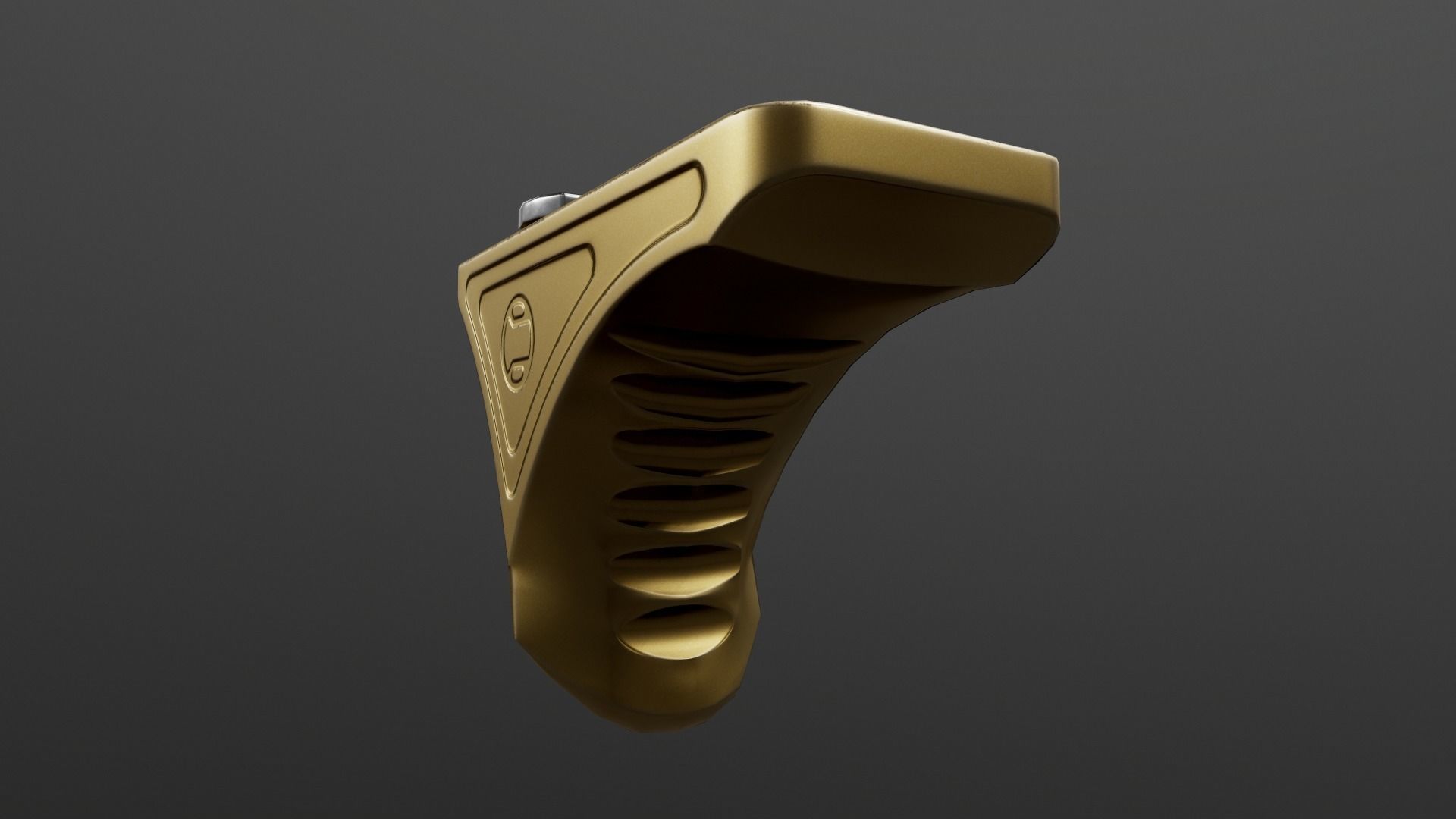 Railscales Karve MLOK Handstop Low-poly 3D model_8