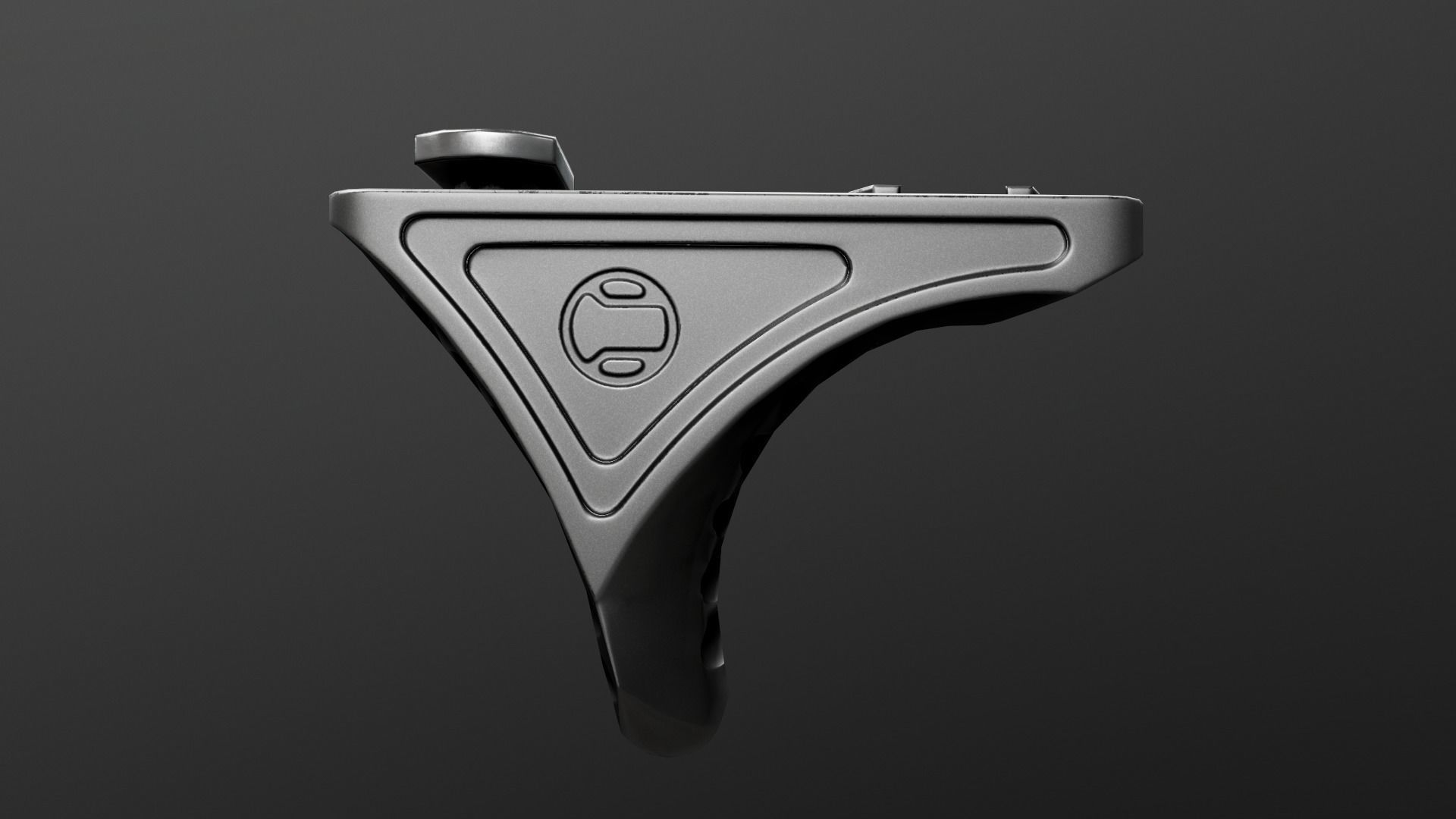 Railscales Karve MLOK Handstop Low-poly 3D model_6