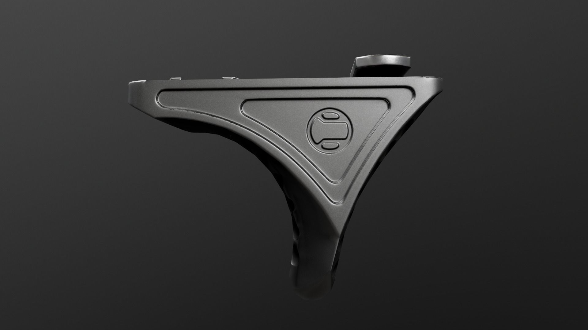 Railscales Karve MLOK Handstop Low-poly 3D model_18