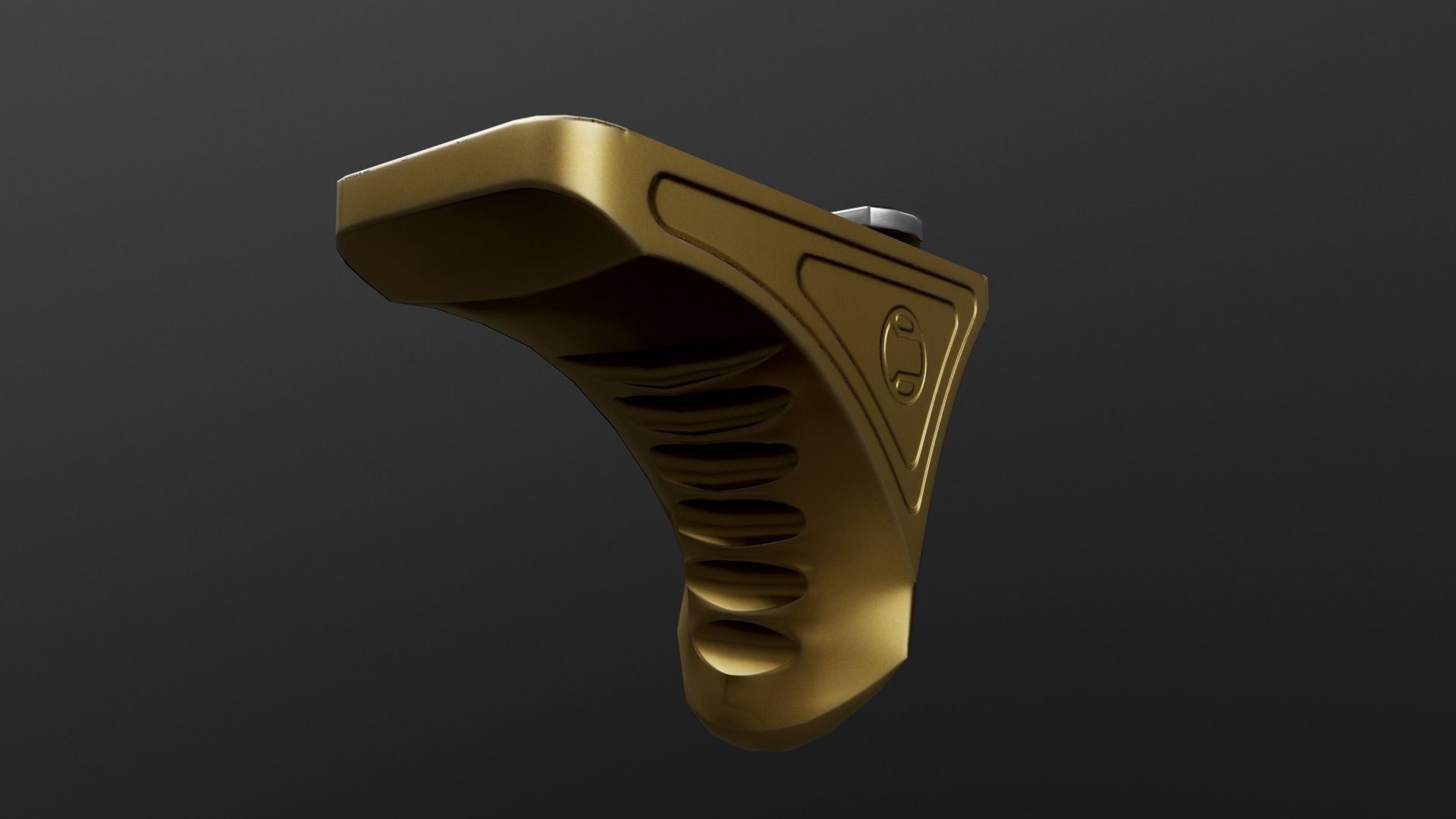 Railscales Karve MLOK Handstop Low-poly 3D model_14