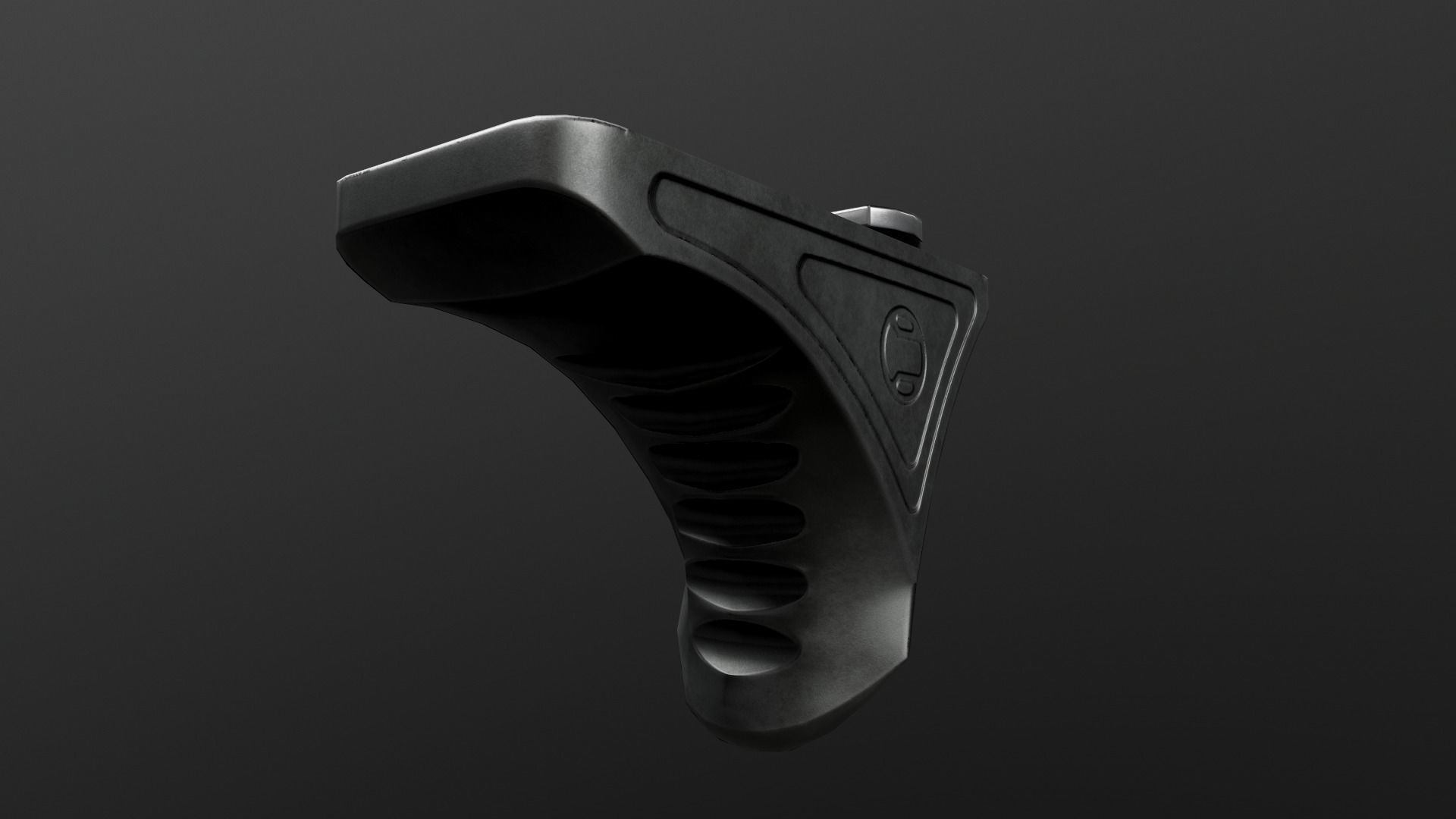 Railscales Karve MLOK Handstop Low-poly 3D model_13