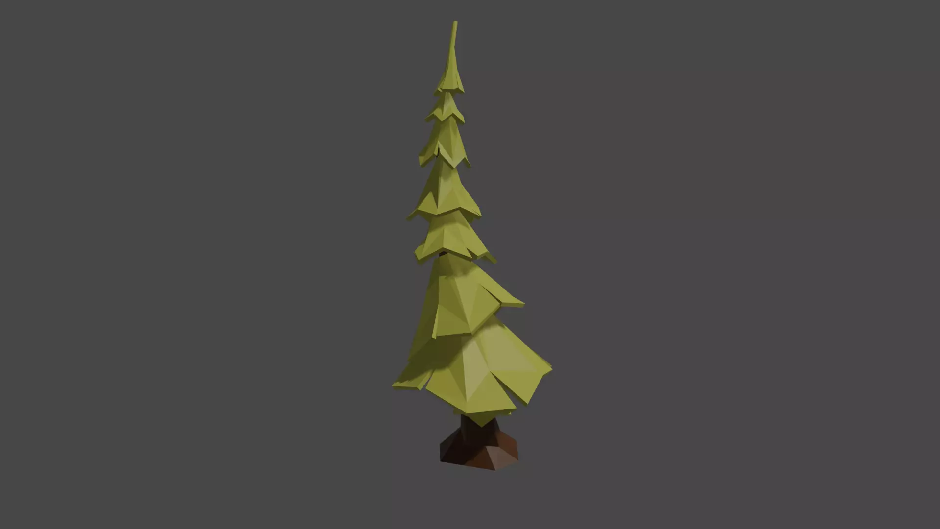 Stylised Tree Free low-poly 3D model