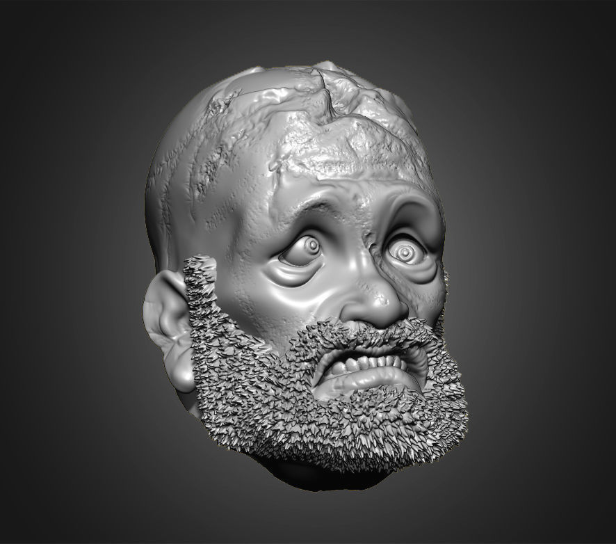 Zombies Heads 3D print model_21