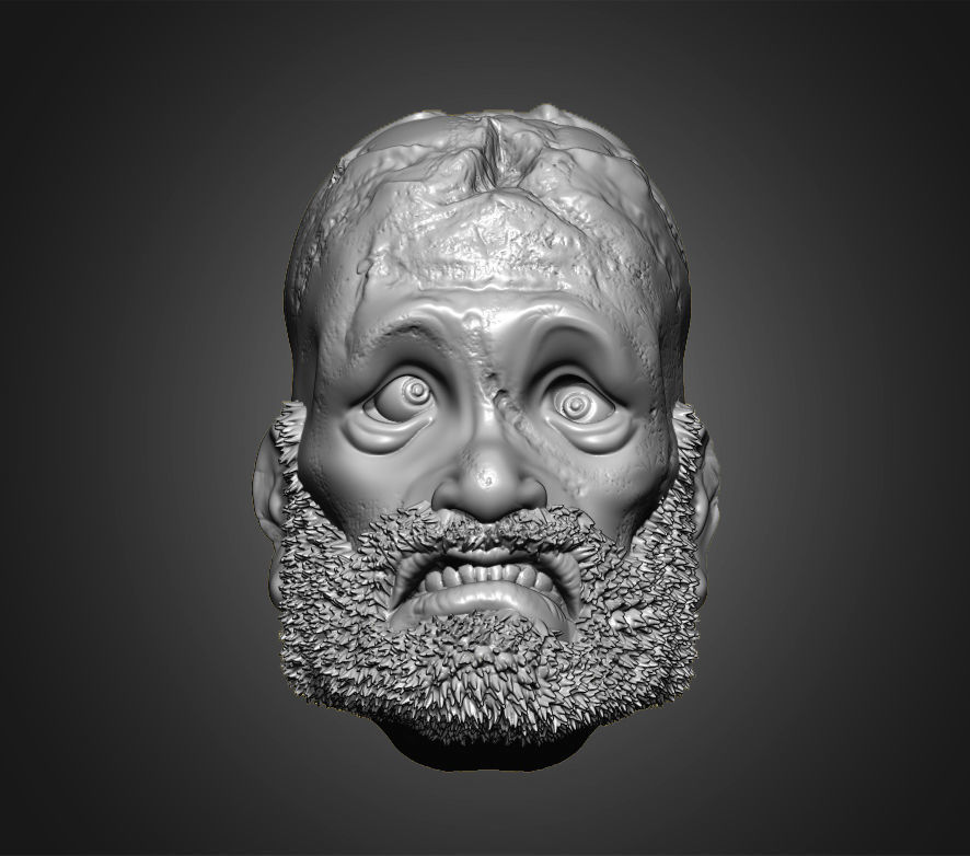 Zombies Heads 3D print model_22