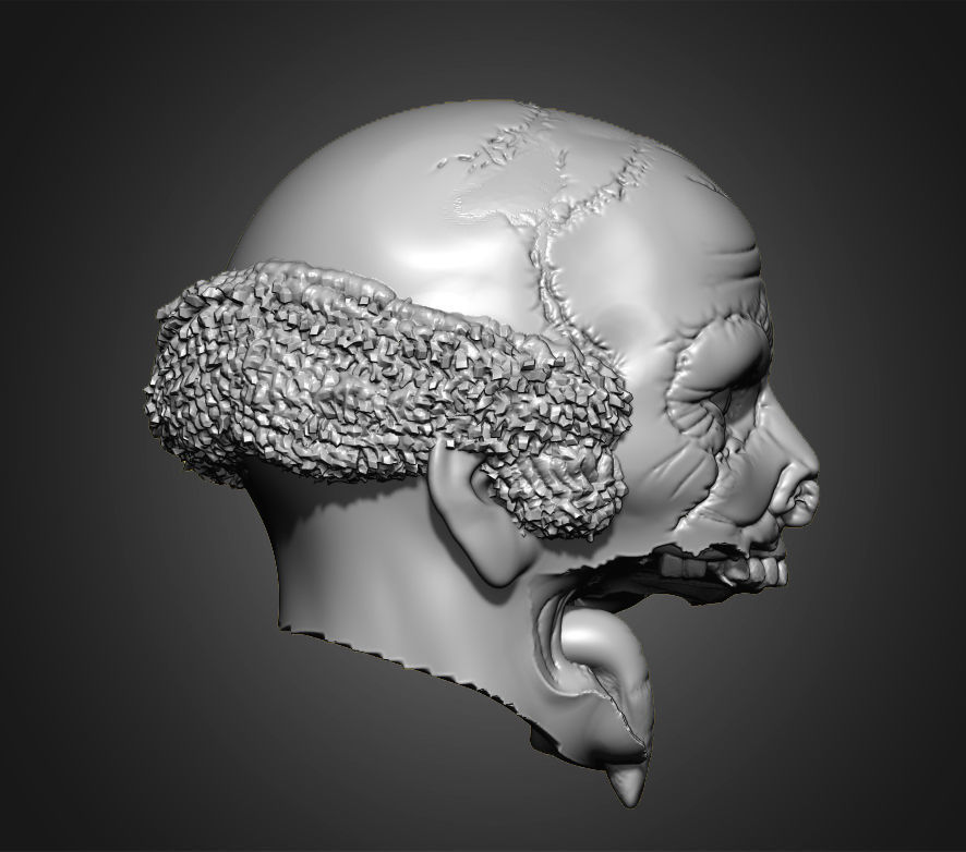 Zombies Heads 3D print model_16